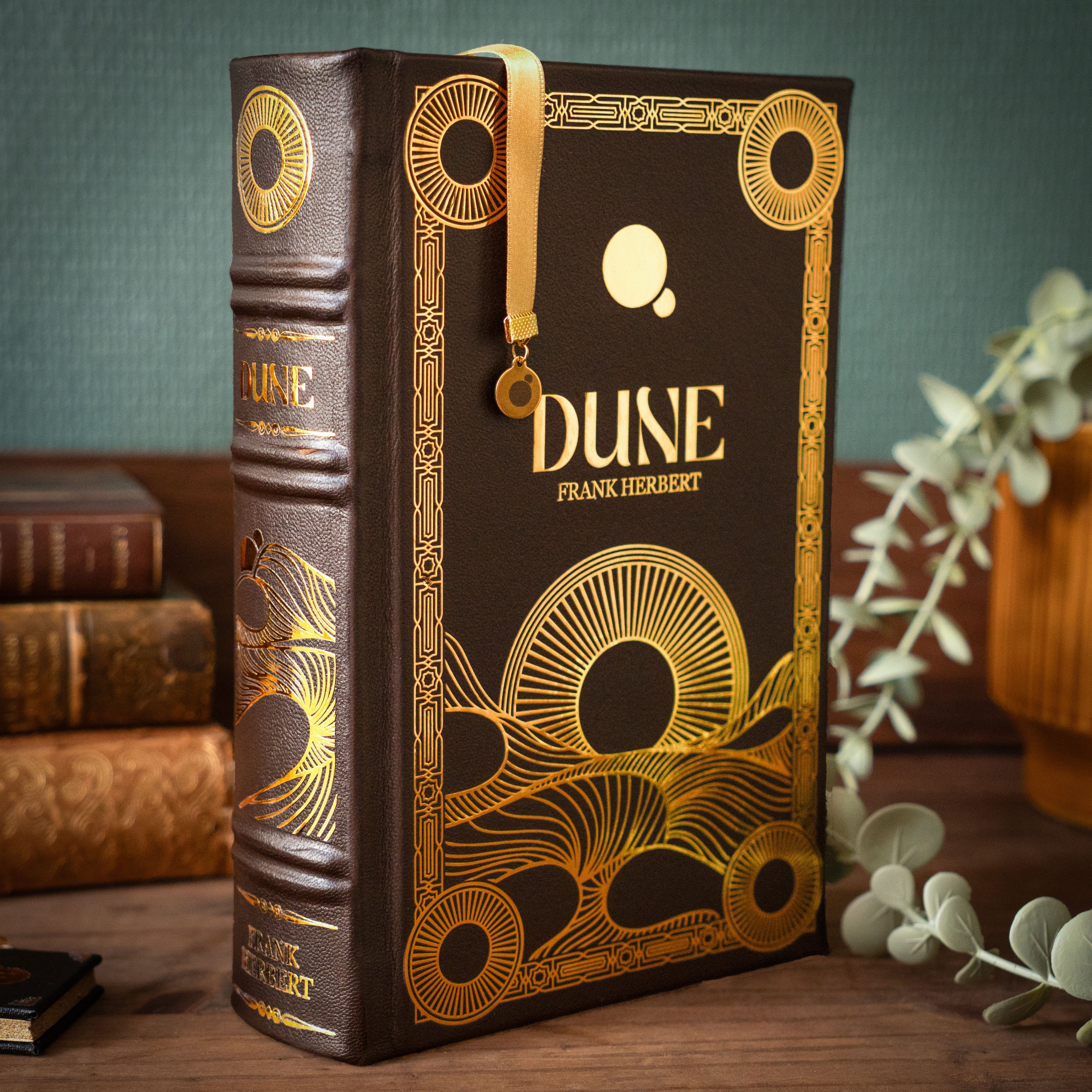 DUNE Livre 1 -Relié à la main (cuir véritable) Marron