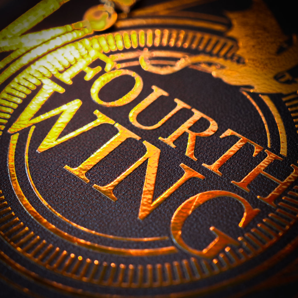 FOURTH WING (1 à 3) - Relié à la main · Cuir Véritable