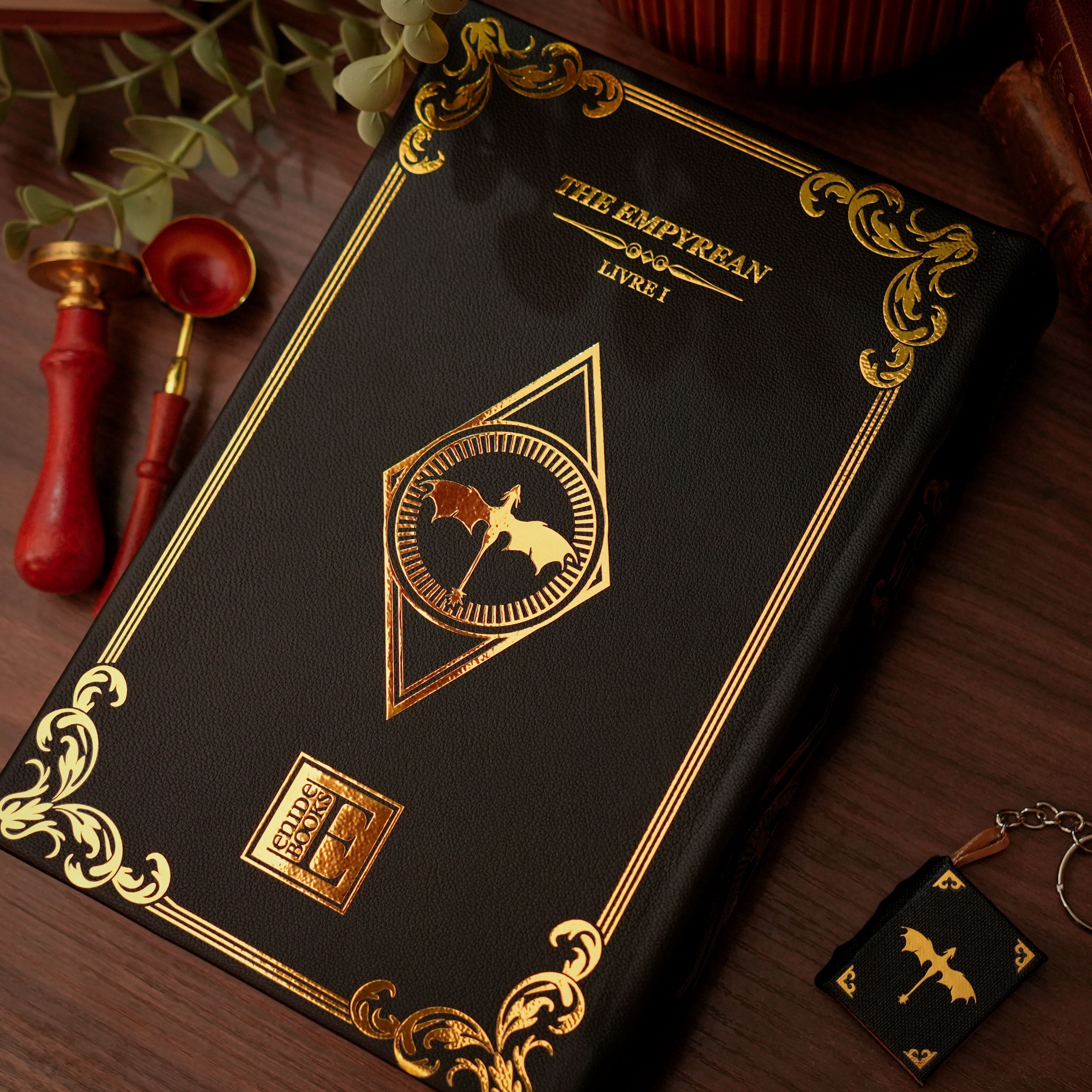 FOURTH WING (1 à 3) - Relié à la main · Cuir Véritable