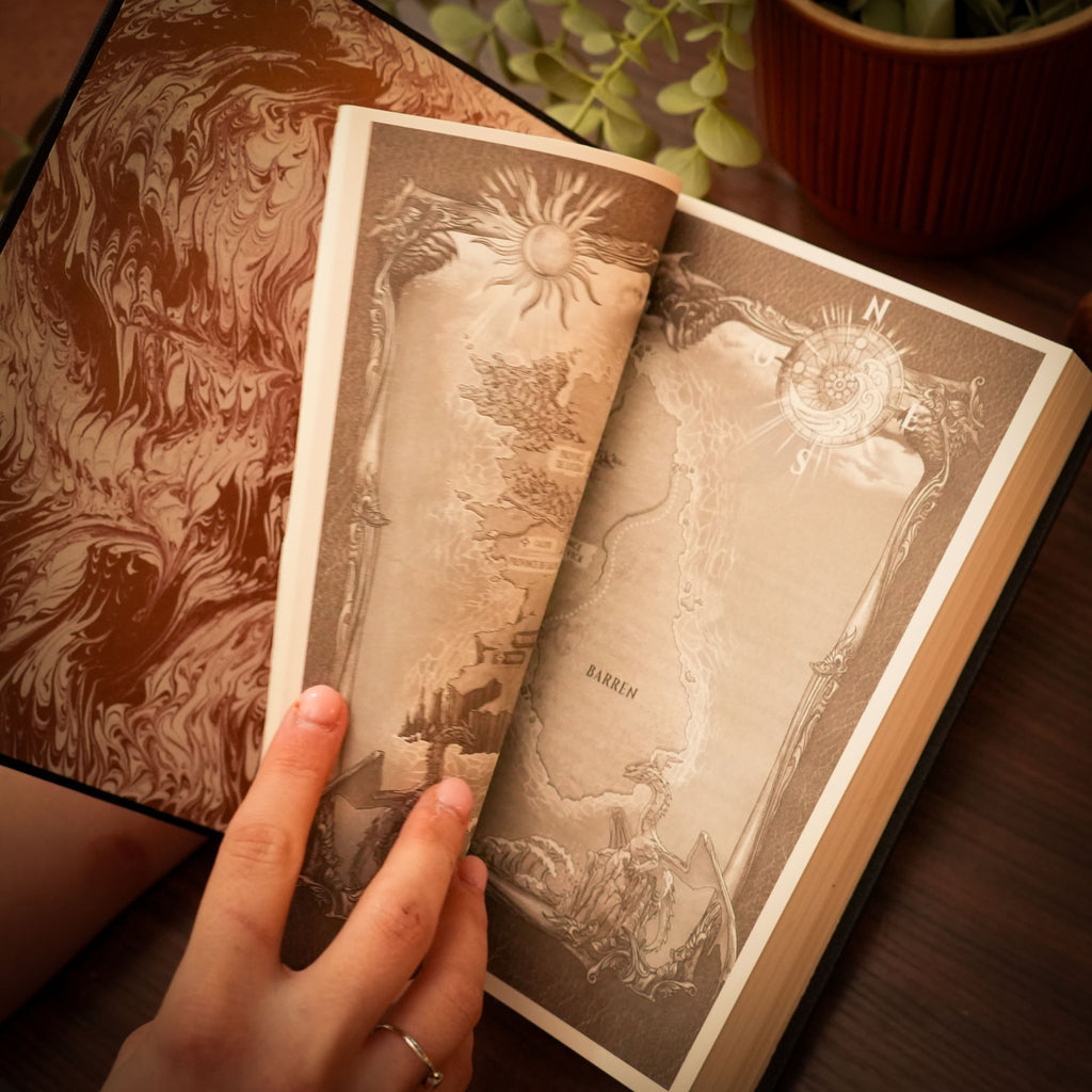 FOURTH WING (1 à 3) - Relié à la main · Cuir Véritable