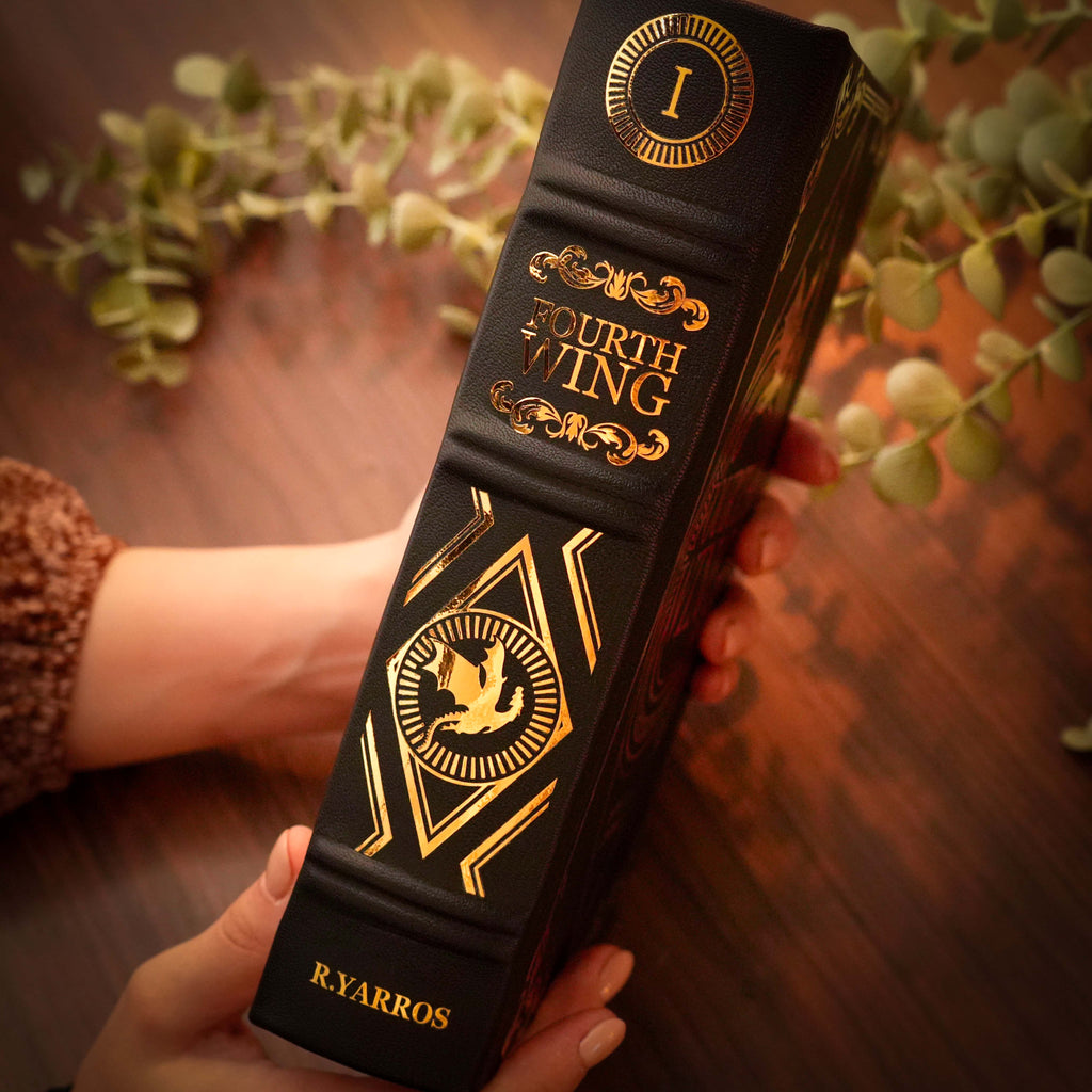 FOURTH WING (1 à 3) - Relié à la main · Cuir Véritable
