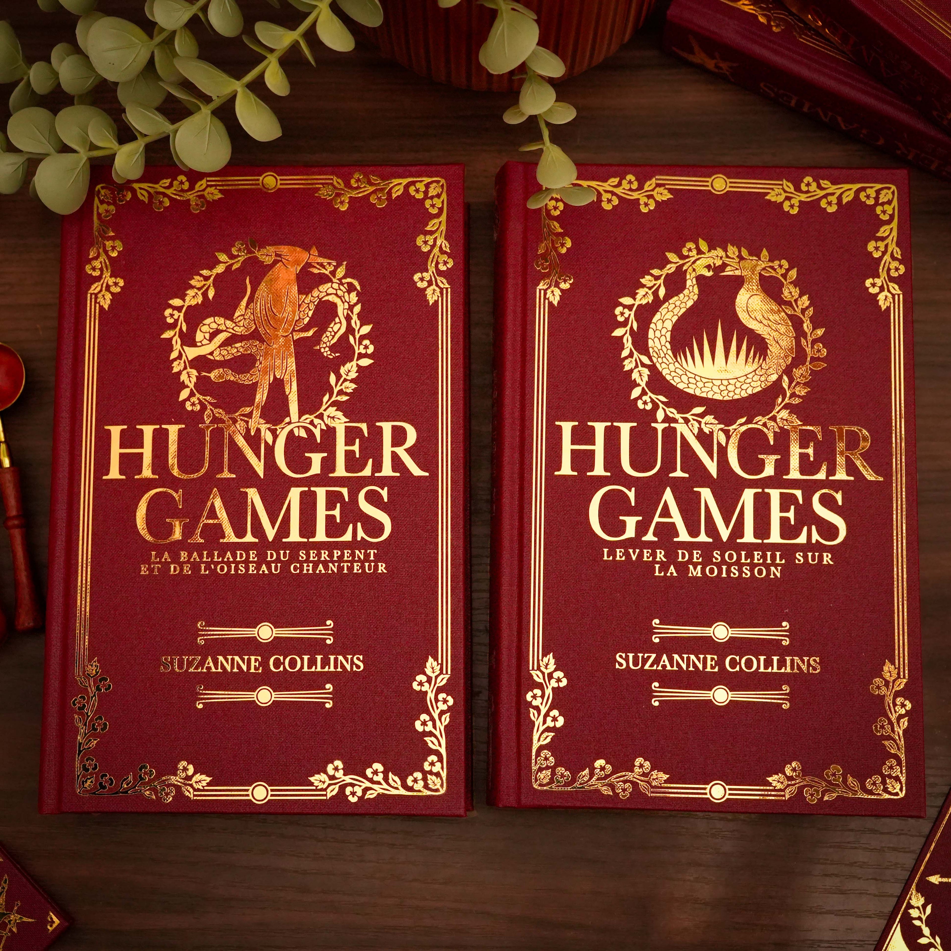 HUNGER GAMES (1 à 5) - Relié à la main · Toile de Reliure