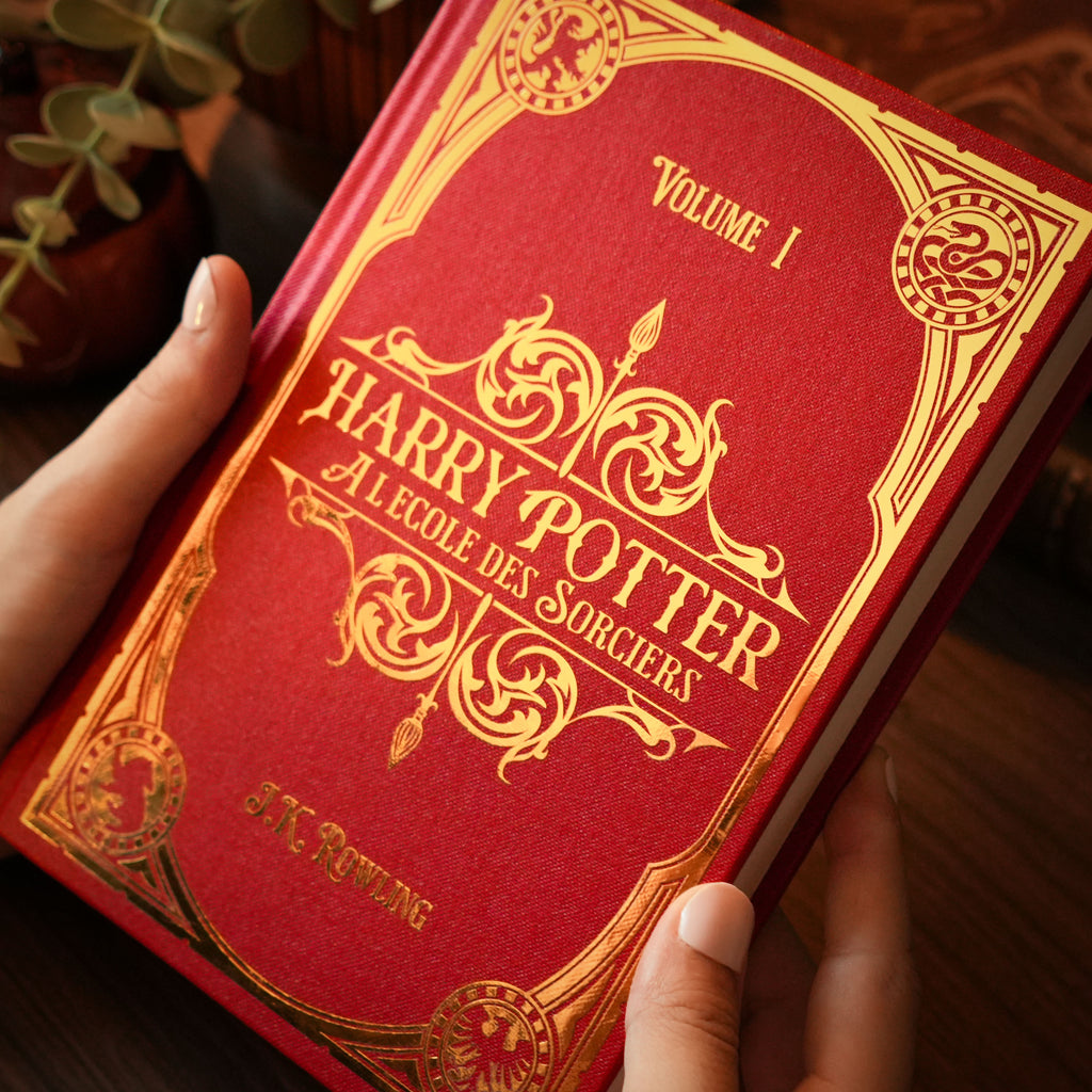 HARRY POTTER - Volumes 1 à 7- Reliés à la main (toile de reliure)