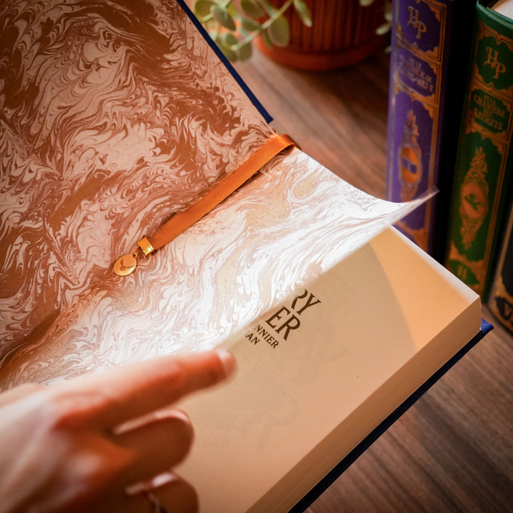 HARRY POTTER - Volumes 1 à 7- Reliés à la main (toile de reliure)