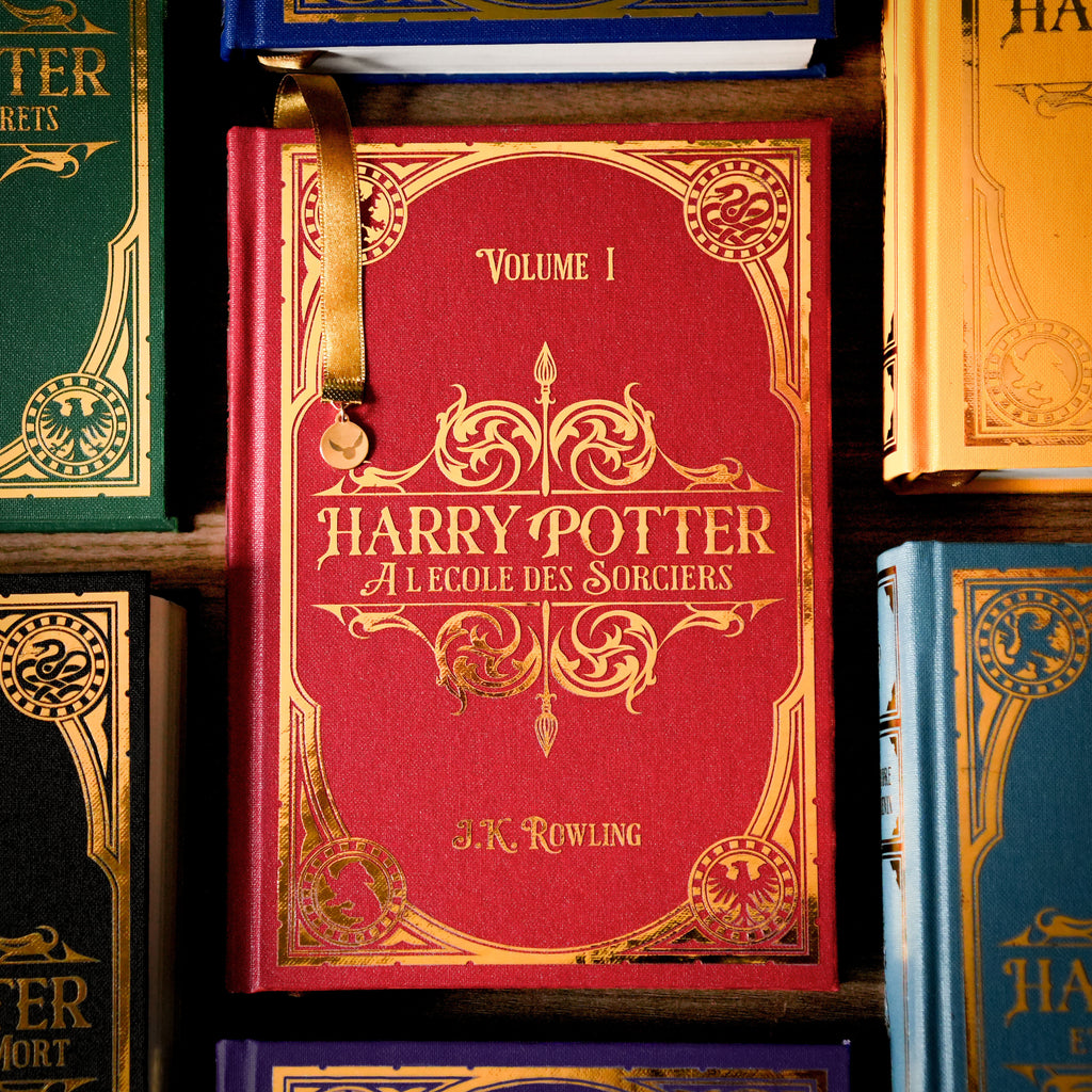 HARRY POTTER - Volumes 1 à 7- Reliés à la main (toile de reliure)