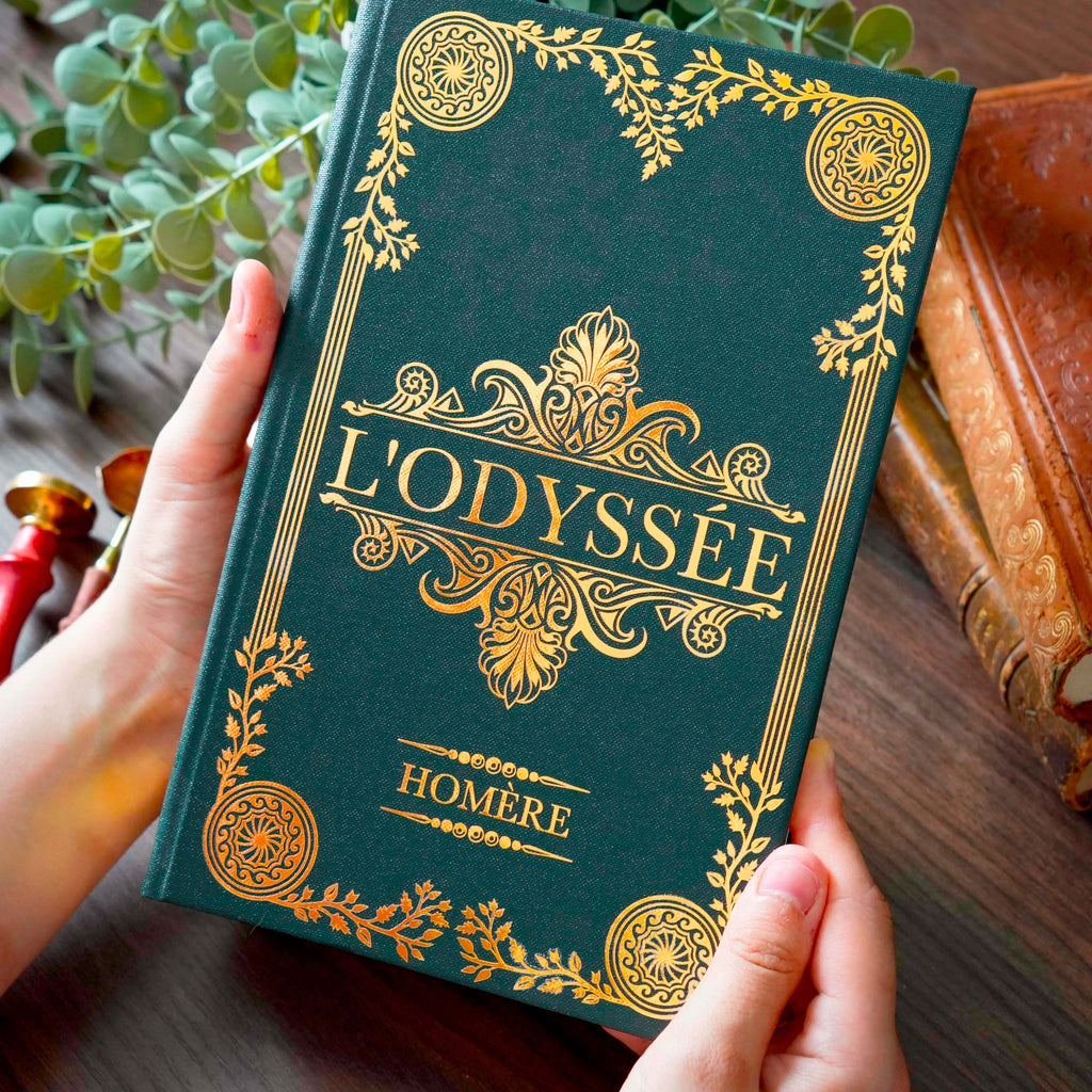 L'ILIADE et L'ODYSSEE - Relié à la main · Toile de Reliure