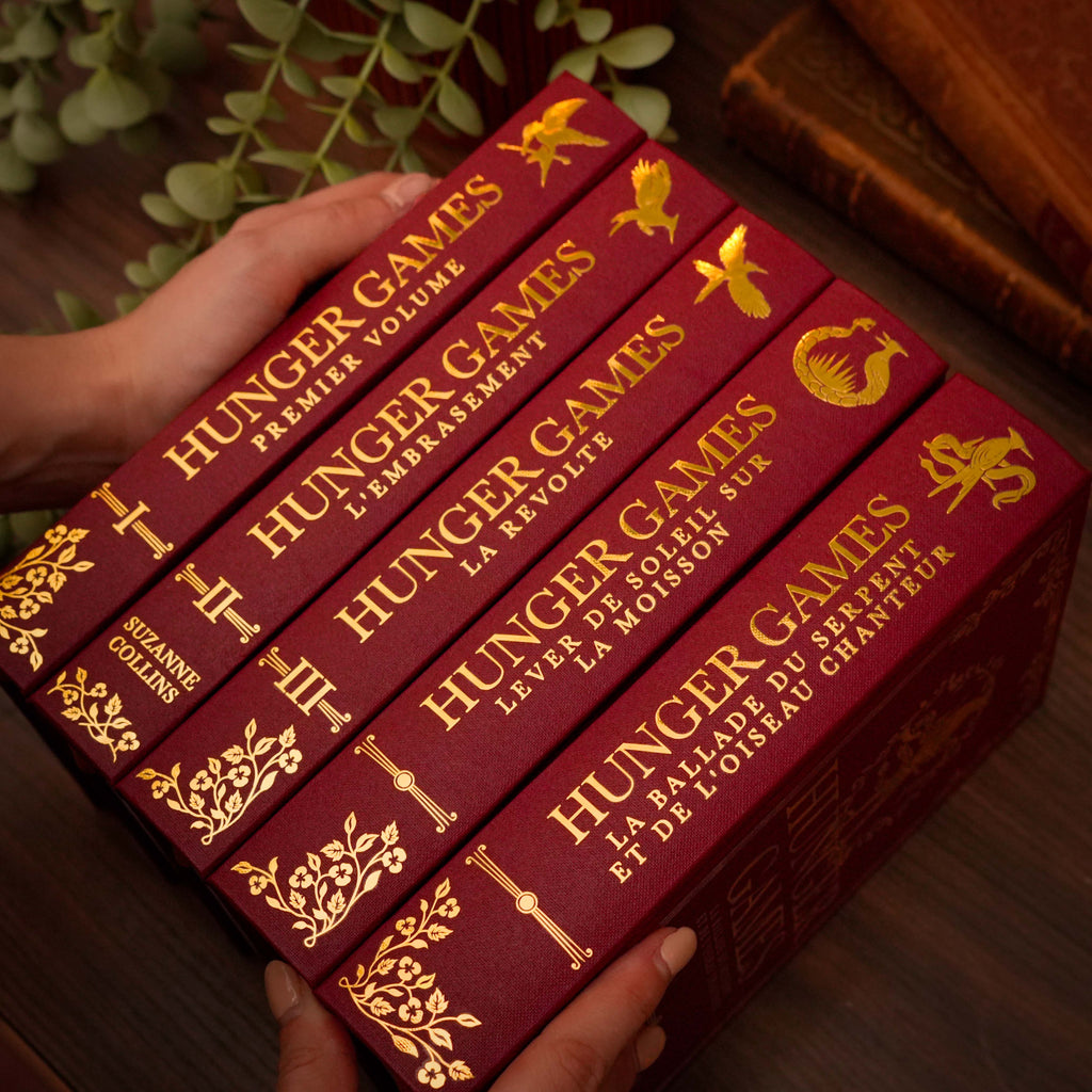 HUNGER GAMES (1 à 5) - Relié à la main · Toile de Reliure
