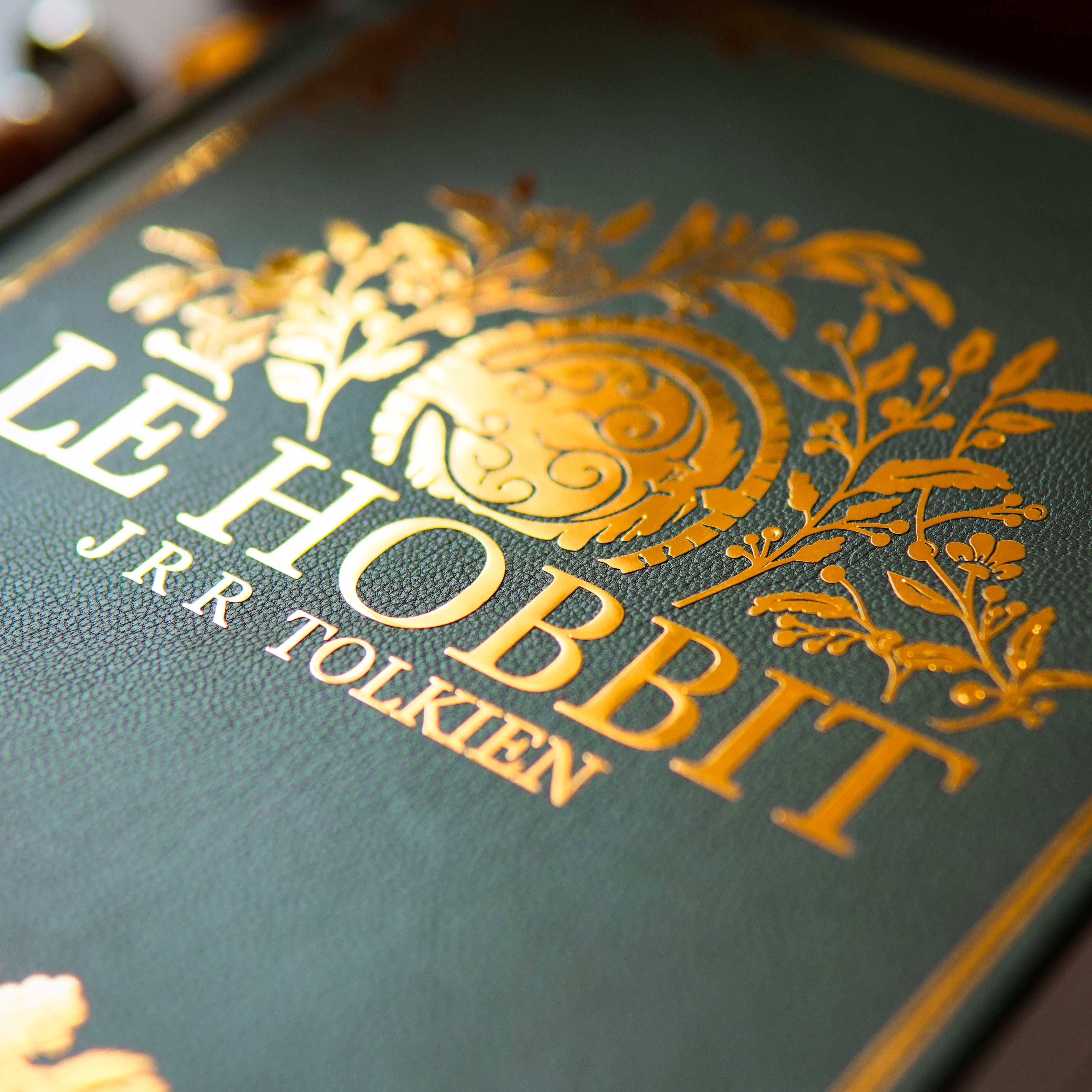 LE HOBBIT – Relié à la Main (Cuir Véritable)