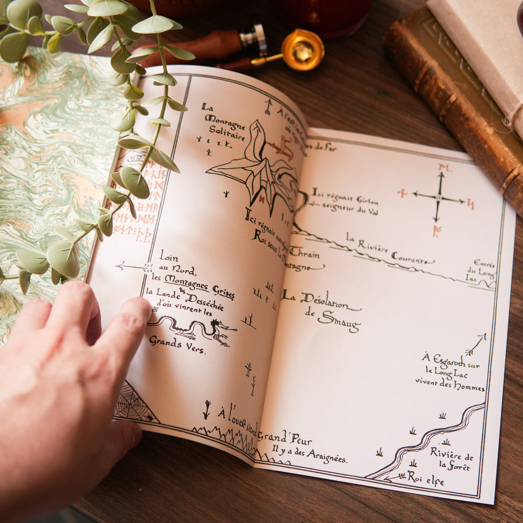 LE HOBBIT – Relié à la Main (Cuir Véritable)