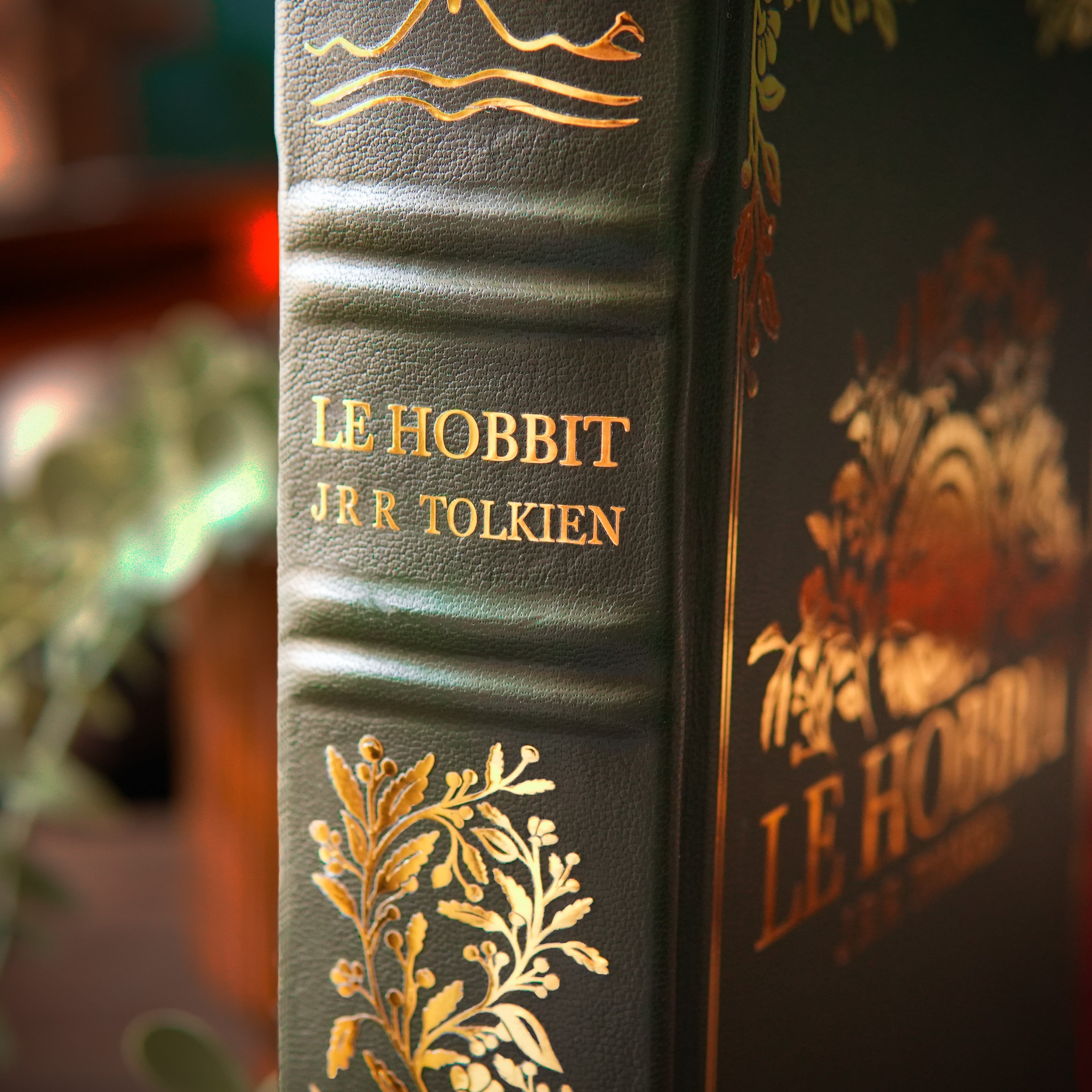 LE HOBBIT – Relié à la Main (Cuir Véritable)
