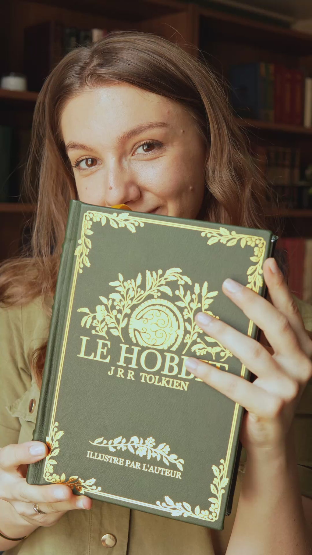 LE HOBBIT – Relié à la Main (Cuir Véritable)
