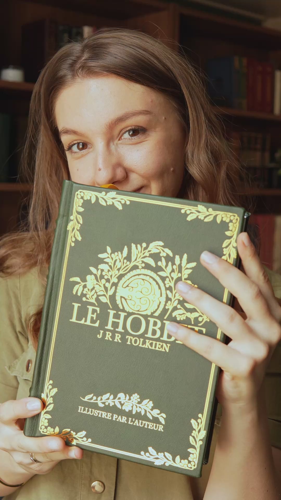 LE HOBBIT – Relié à la Main (Cuir Véritable)